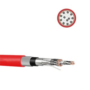 کابل‌های ابزار دقیق مقاوم در برابر حریق با نوار MICA GLASS با عایق XLPE اسکرین تکی و کلی، مسلح با زره فولادی با روکش LSFOH