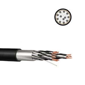 کابل‌های ابزار دقیق تک و چند زوجی با شیلد (اسکرین) کلی با عایق XLPE یا PE و روکش PVC