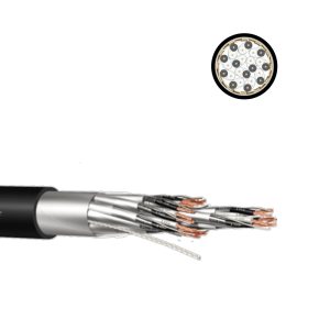 کابل‌های ابزار دقیق چند زوجی با شیلد (اسکرین‌) تکی و کلی با عایق XLPE یا PE  و روکش PVC